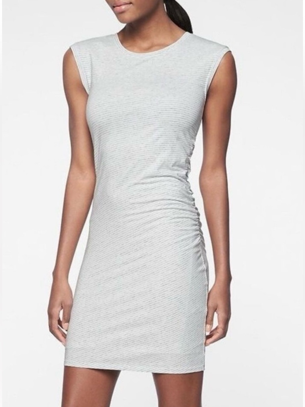 Athleta Carefree Tee Dress Stripe Size S